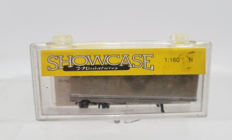 Showcase Miniatures 26 N Scale 30’ 1959 Van Trailer Unpainted Metal Kit