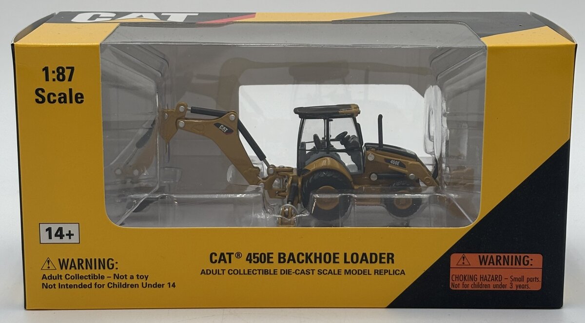 Norscot 55263 HO Caterpillar(R) 450E Backhoe Loader - Assembled