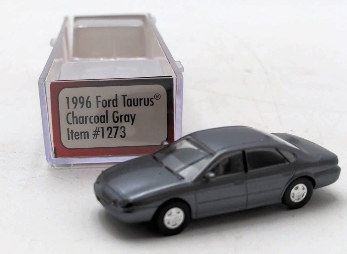 Atlas 1273 1:87 1996 Ford Taurus 1996 Charcoal Gray 4-Door Sedan