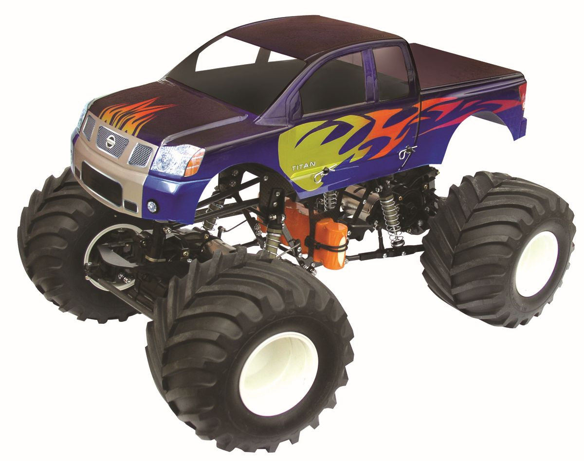 Parma 10127 1:10 Nissan Titan Monster Truck Clear Body
