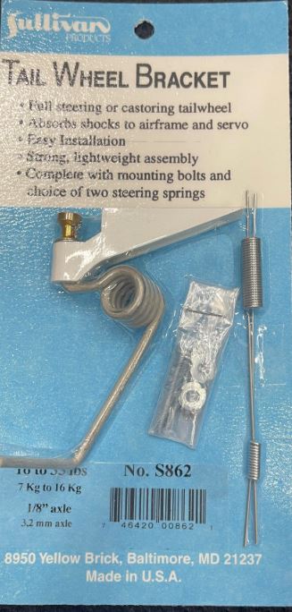 Sullivan 862 16-35 lb Tailwheel Bracket