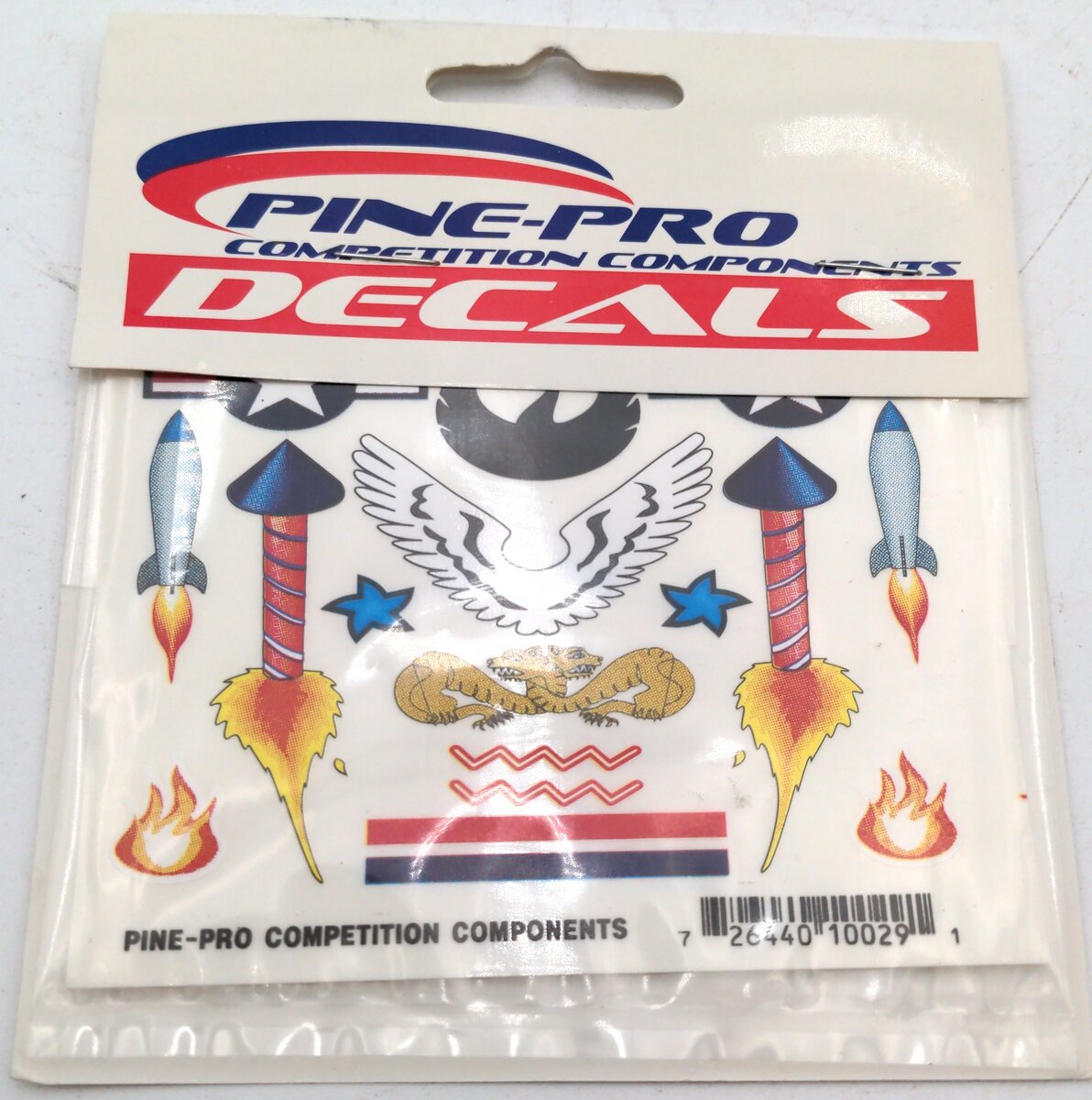 Pine-Pro Competition Components 10029 Mini Decal, Rockets