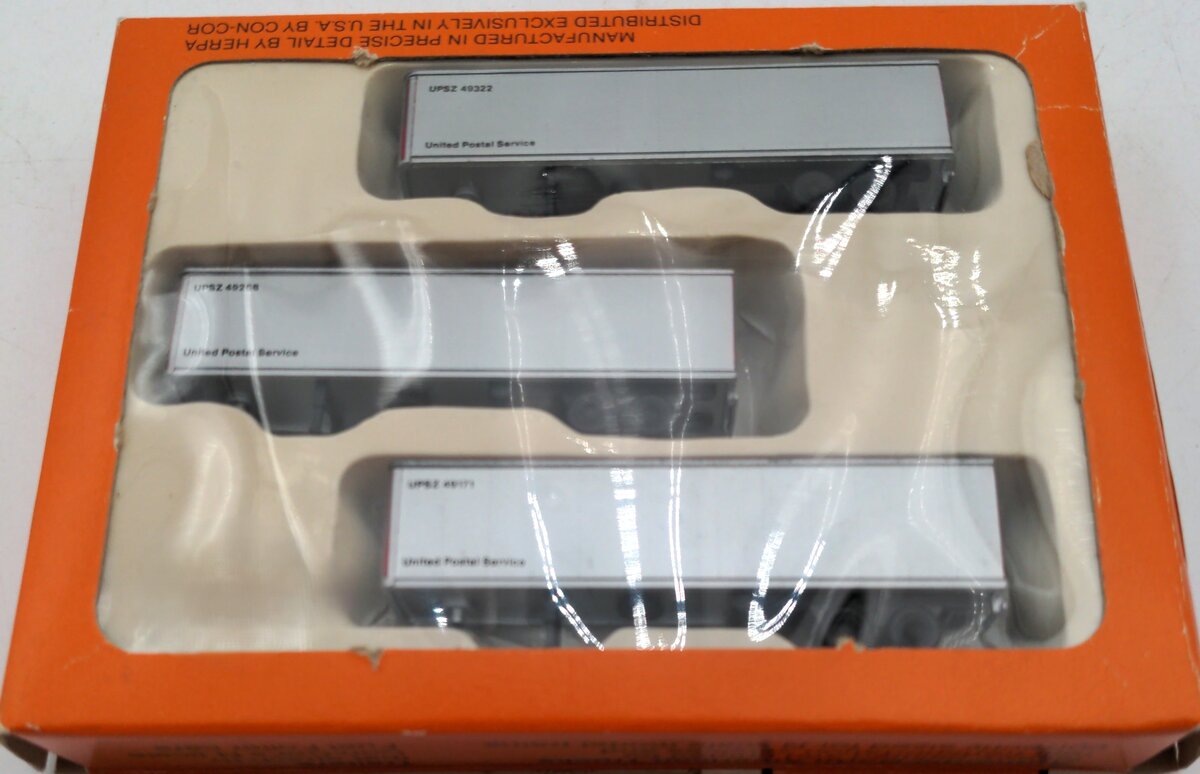Con-Cor 0004-005105 N Scale United States Postal Service Piggyback Trailer Set
