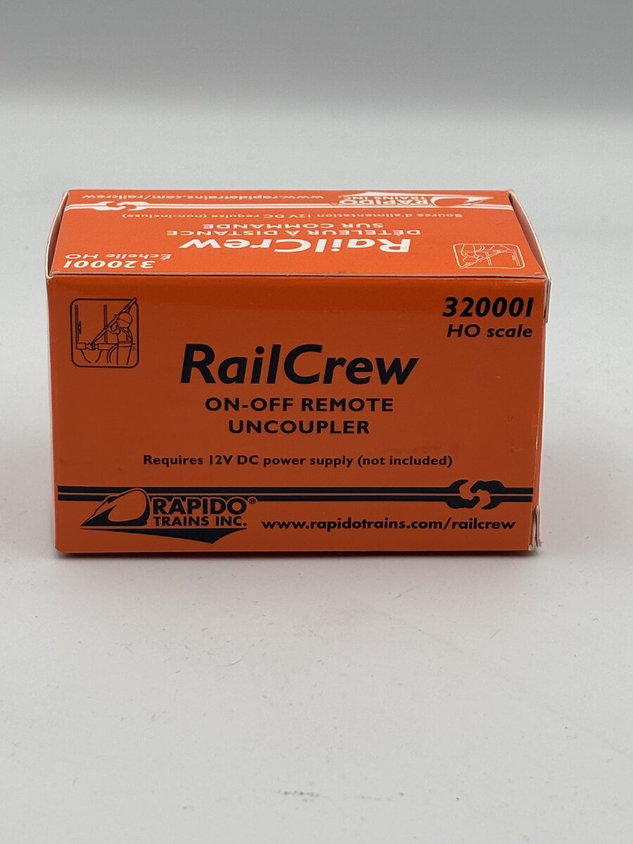 Rapido Trains 320001 HO Uncoupler RailCrew On-Off Remote Uncoupler Single