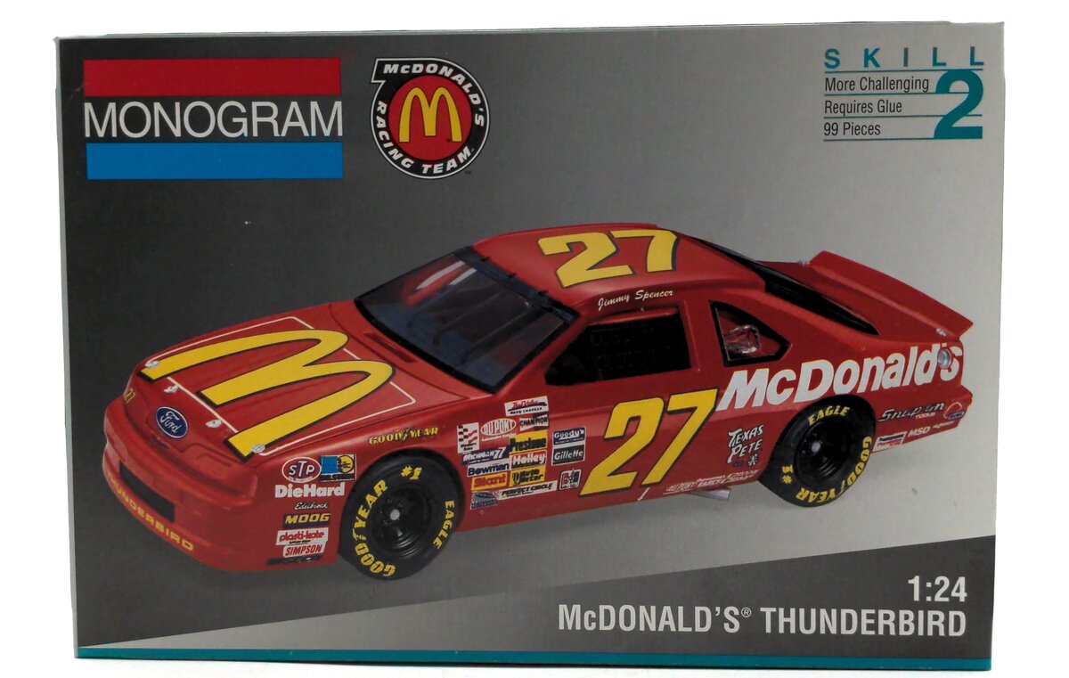 Monogram 2442 McDonald's Thunderbird Model Kit