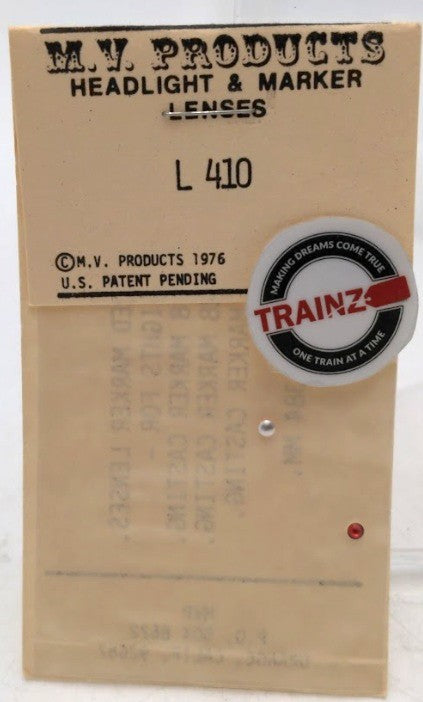 MV PRODUCTS 410 .096” Red (2) for O Caboose/ Steam Markers & Diesel/Electric