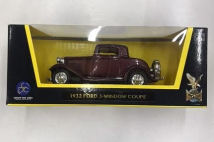 Road Signature 94231 1:43 Maroon 1932 Ford 3-Window Coupe