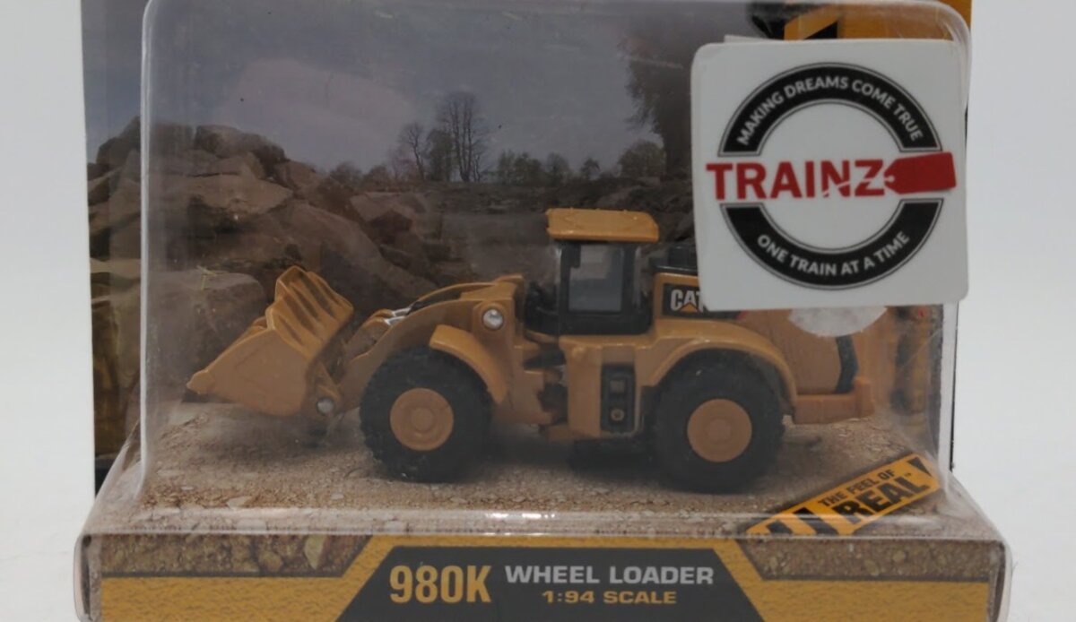 Toy State Industrial CAT39513 1:94 Metal Machines 980K Wheel Loader