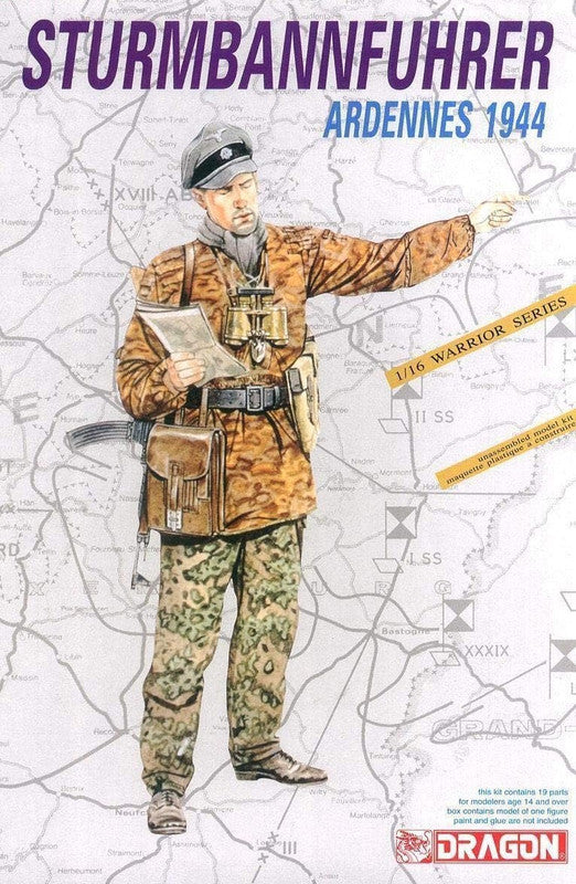 DML Military Kits 1602 1:16 Sturmbannfuhrer Ardennes 1944 Plastic Model Kit