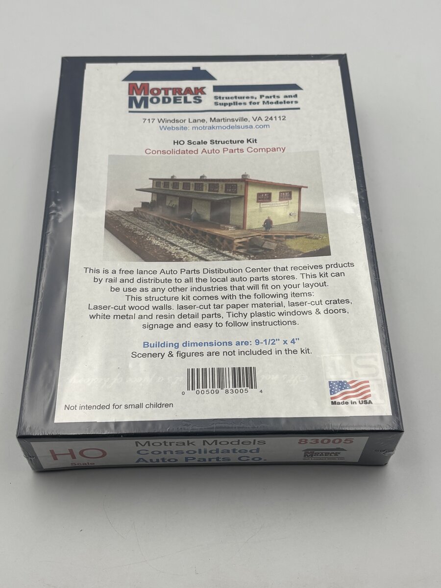 Motrak Models 83005 HO Consolidated Auto Parts Co Kit