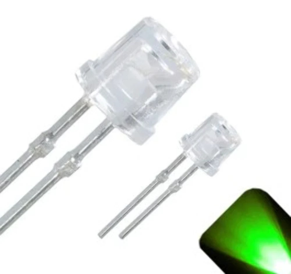 Circuitron 800-7504-06 3mm Diameter 12-16V Green Hyper-Brite LED (Pack of 6)