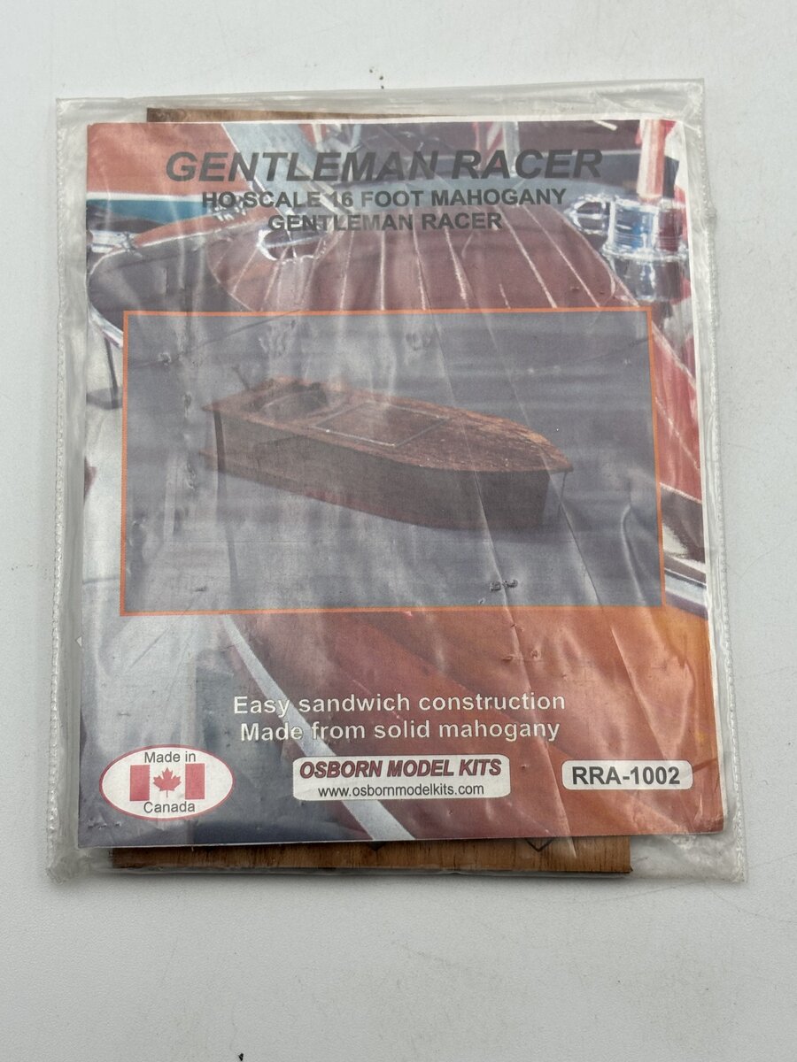 Osborn Model Kits 1002 HO Gentleman Wooden Racer