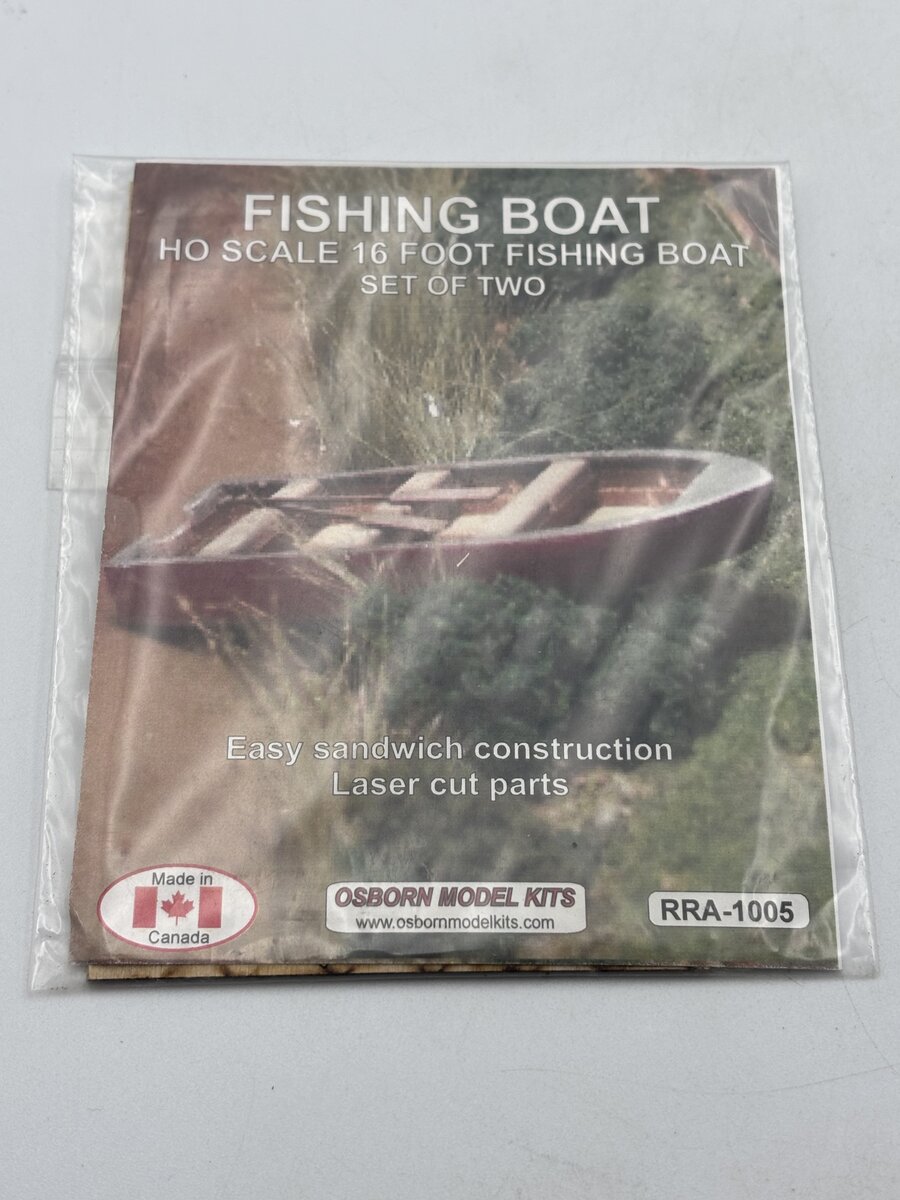 Osborn Model Kits 1005 HO 16' Wooden Fishing Boat