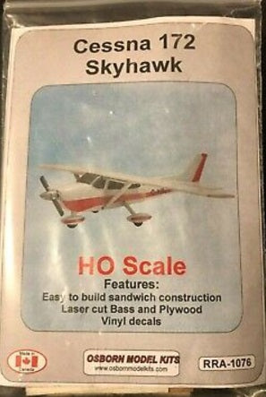 Osborn 1076 HO Cessna 172 Skyhawk Military Aircraft Plane Laser Cut Kit