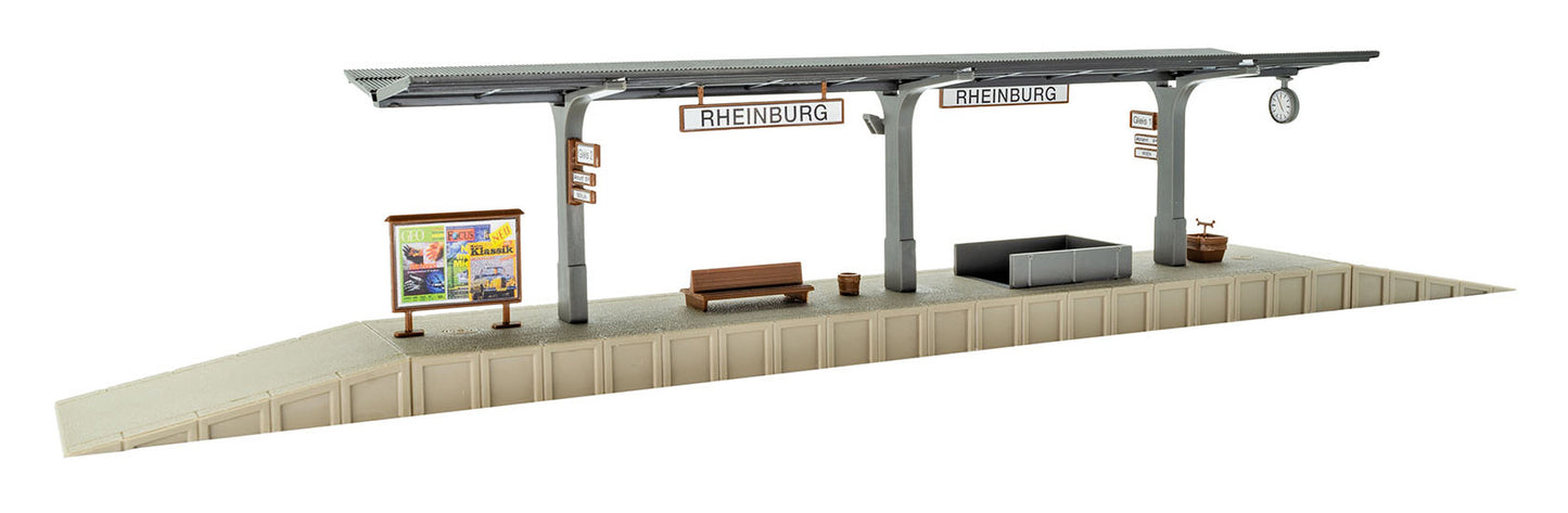 Vollmer 43535 HO Rheinburg Station Platform Building Kit