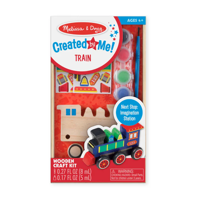 Melissa & Doug 8846 Created by Me! Train Wooden Craft Kit