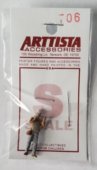 Arttista 706 S Handy Man Pewter Figure Hand Painted