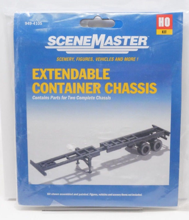 Walthers 949-4105 HO Extendible Container Chassis Kit