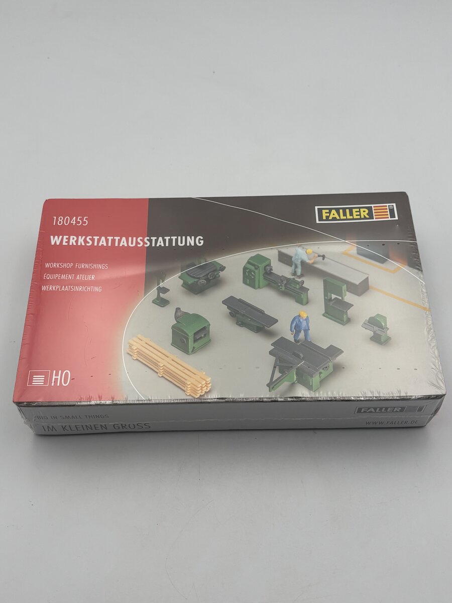 Faller 180455 HO Scale Workshop Furnishings Plastic Parts