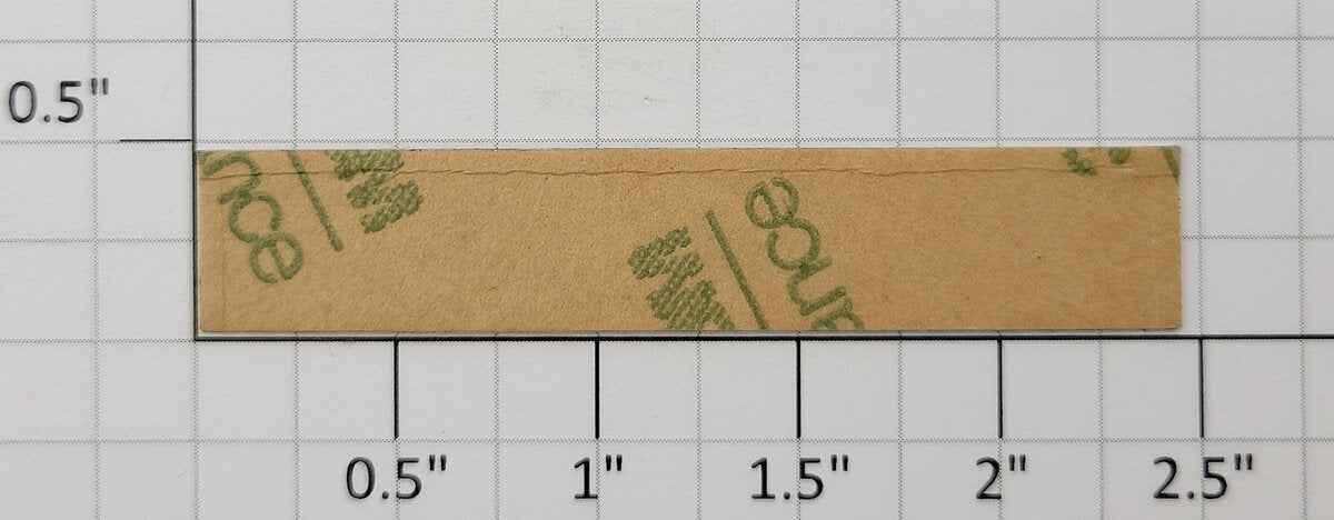 Lionel 400E-10 Brass Lionel Lines Tender Adhesive Nameplate