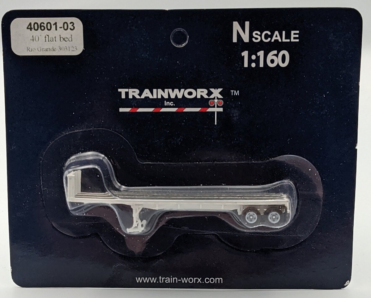 Trainworx Inc 40601-3 N FLAT BED TRAILER RIO