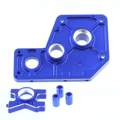 Redcat Racing 054004B Aluminum Diff Mount Set for V2 Rampage X-series (BLUE)