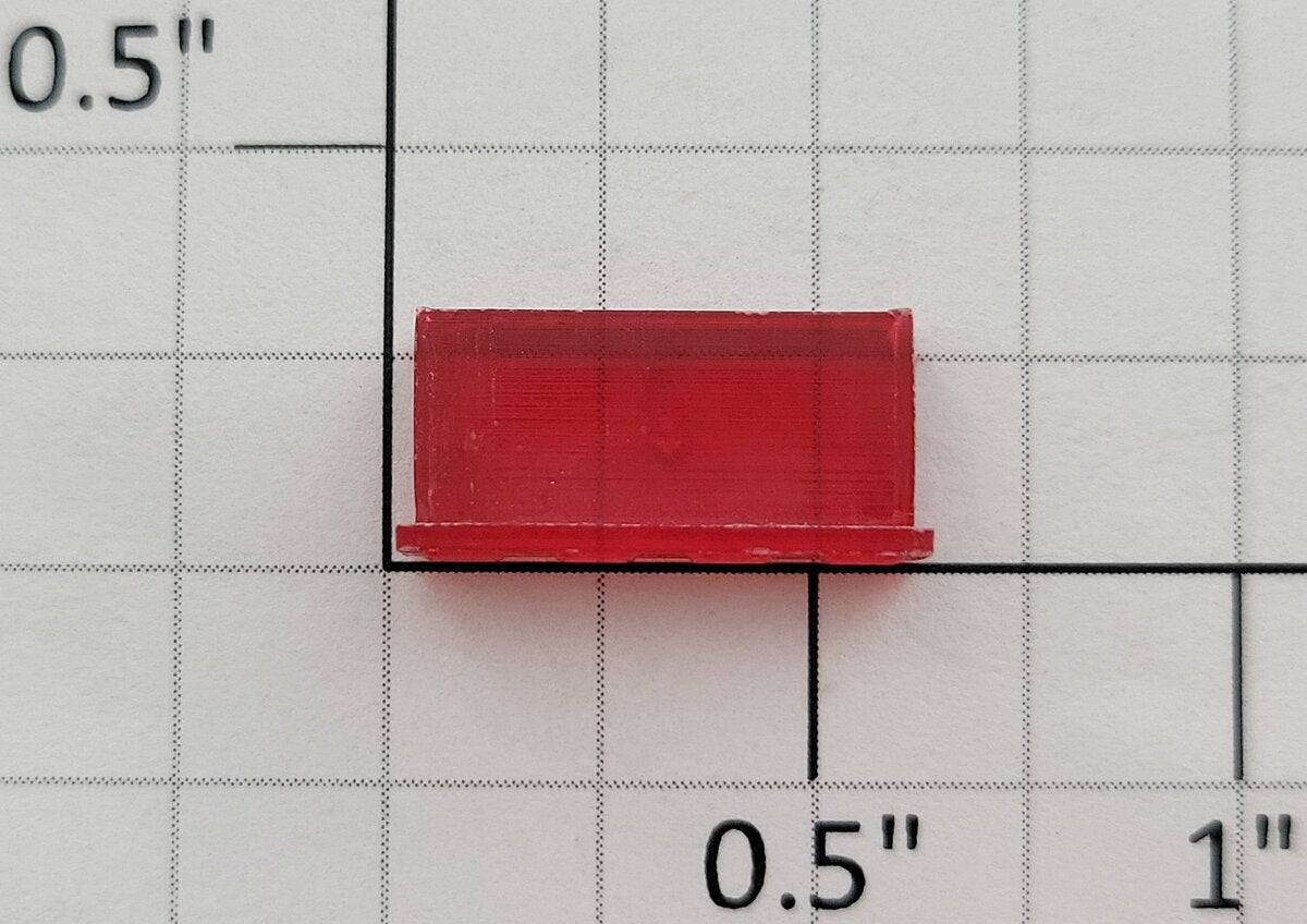Lionel 8020-10 Red Raised Number Marker Lens/Number Board #8020