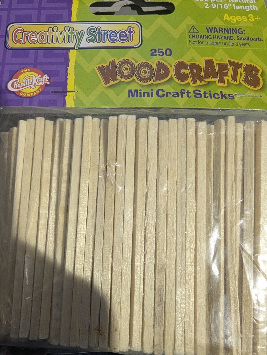 Chenille Kraft AC3677-01 AC3677-01 Mini Craft Sticks (250)