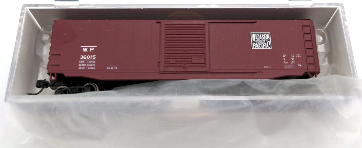 Athearn 6998 N Western Pacific 50' PS-1 Single Door Box #36015