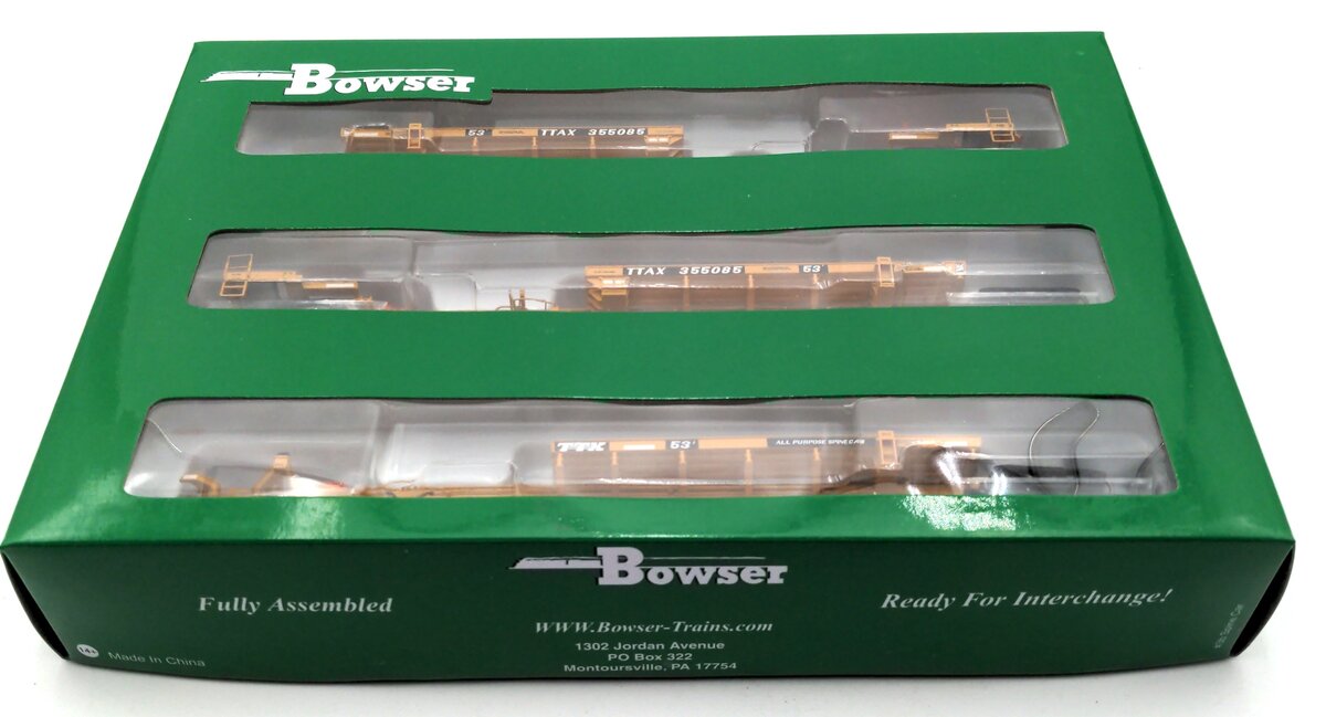 Bowser 41576 Ho Spine Cars TTX 3pc 355085