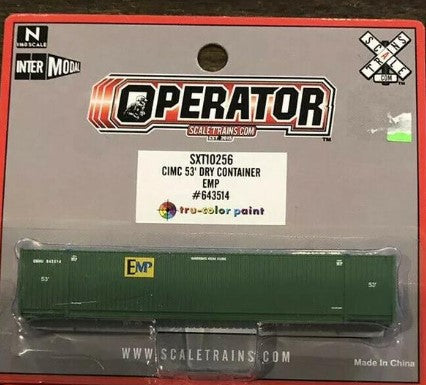 Scale Trains SXT10256 N CIMC 53' Dry Container EMP #643514