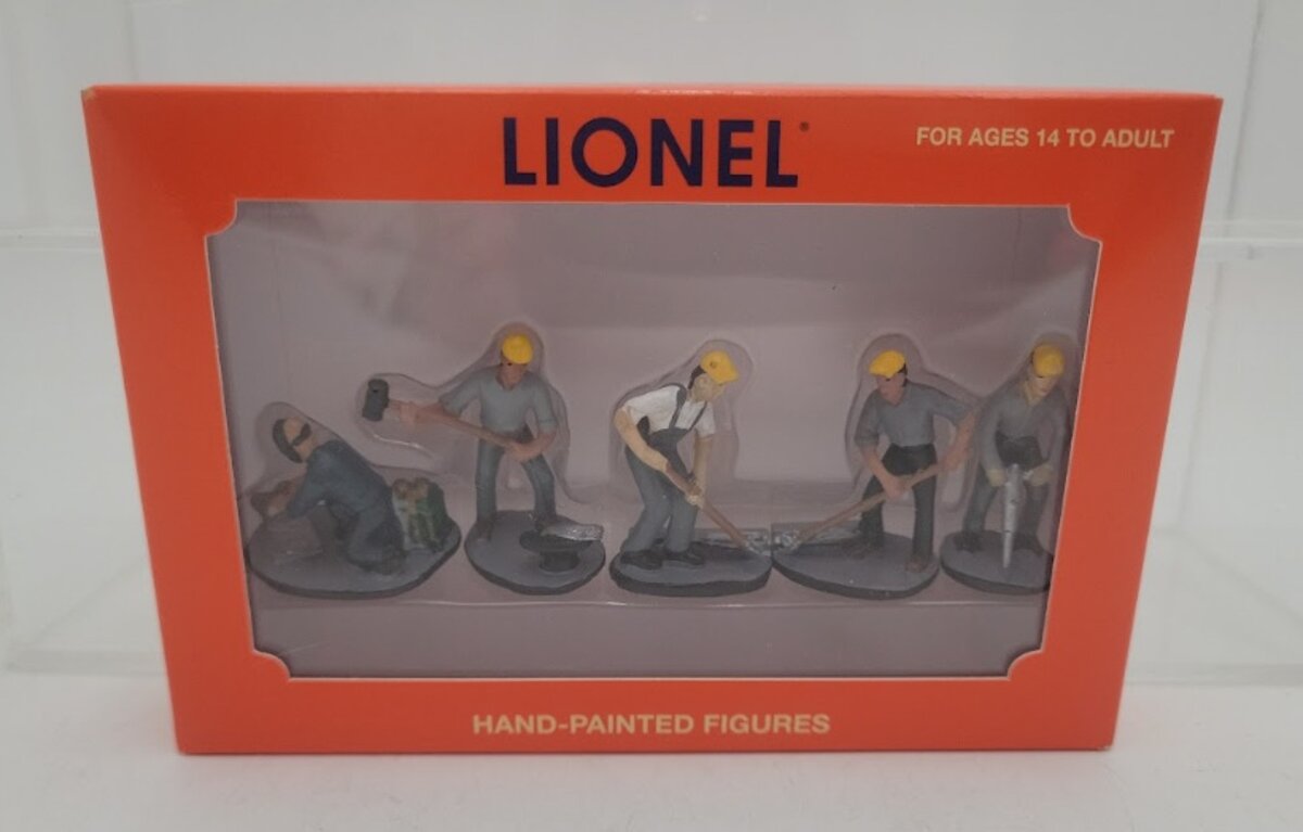Lionel 6-83168 O Scale Iron Workers Figures (Set of 5)