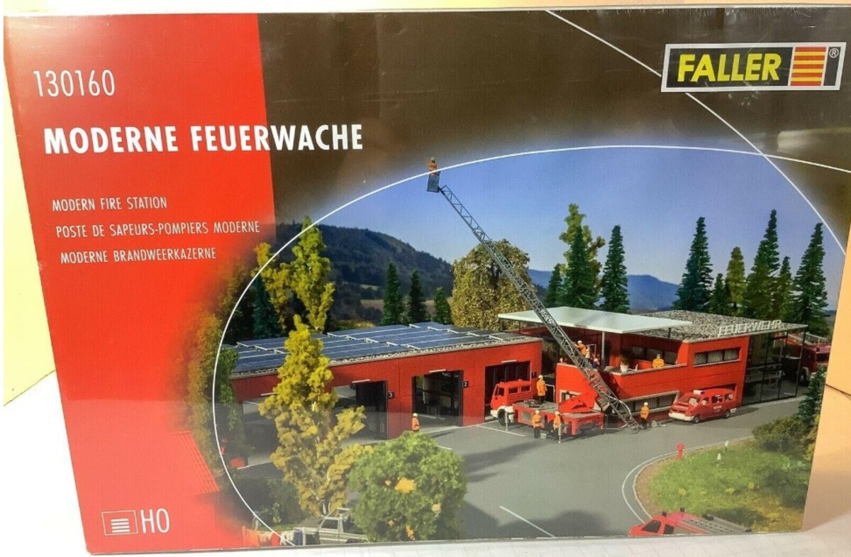 Faller 130160 HO Modern Fire Station Building Kit