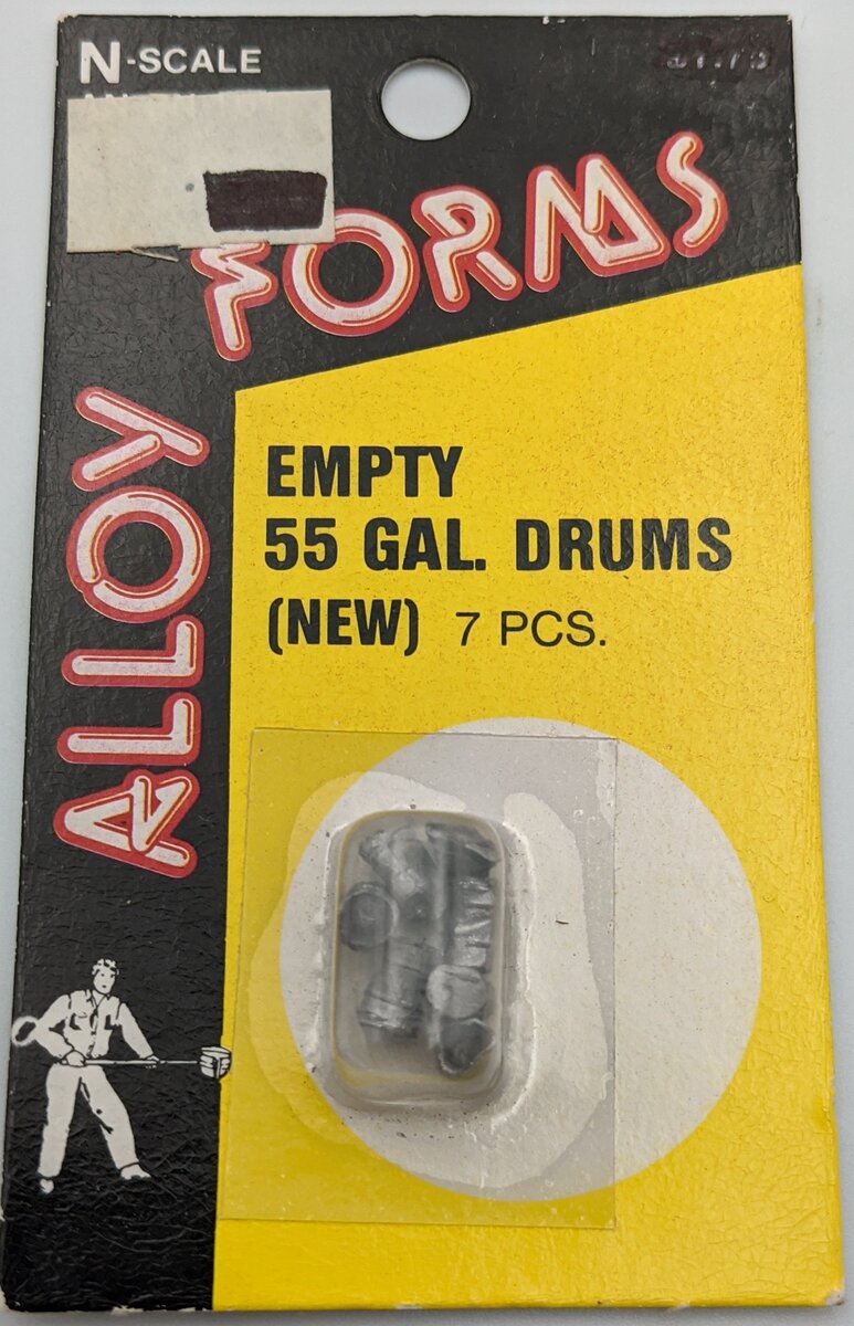 Alloy Forms AN-BN-101 N Scale Empty 55 Gallon Drums
