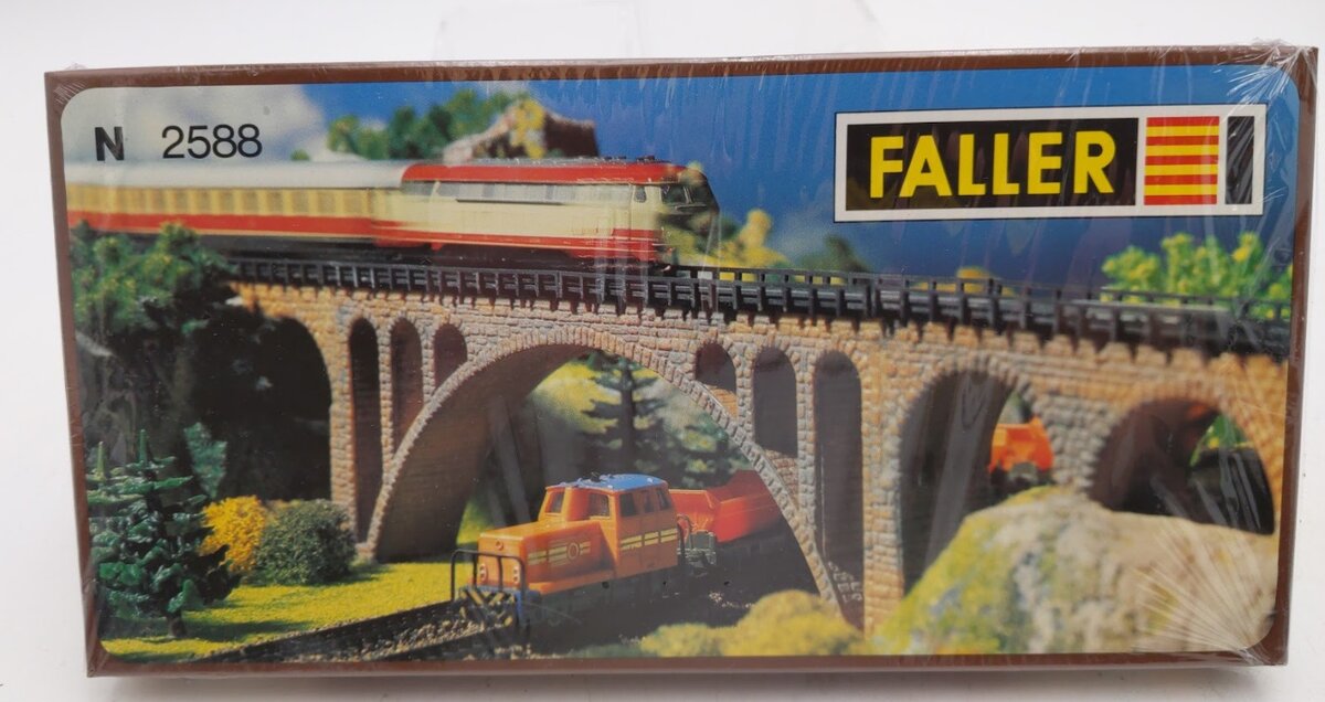 Faller 2588 N Scale Arch Deck Bridge Kit