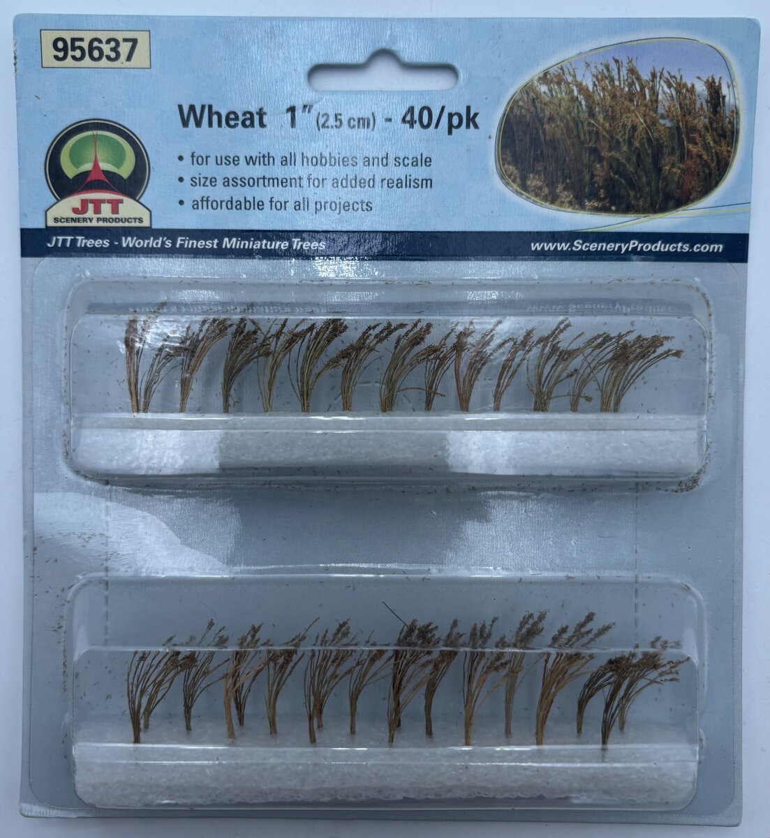 JTT Scenery Products 95637 HO Wheat Stalks (40)