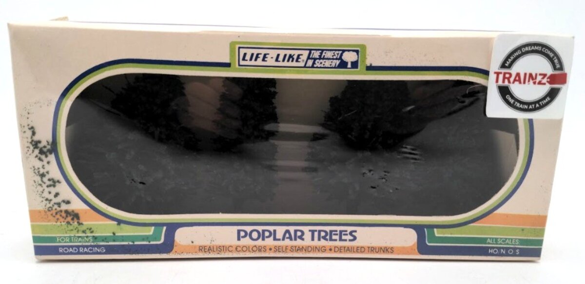 Life Like 01005 HO Scale Poplar Trees (Box of 4)