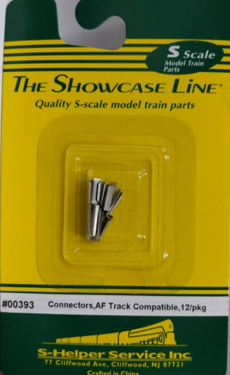 S-Helper Service 00393 S Connectors Track to AF Track Adapters (Pack of 12)