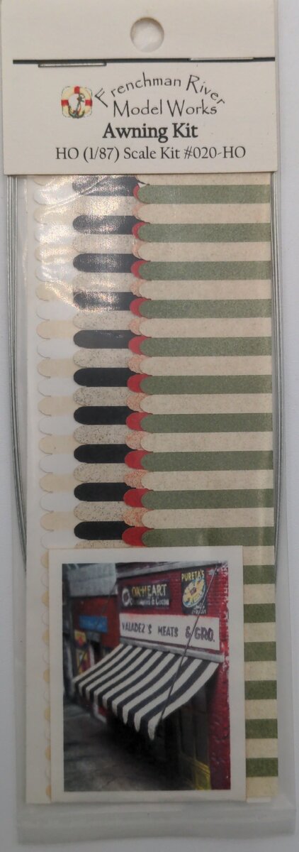 Frenchman River 020 HO Scale Awning Kit