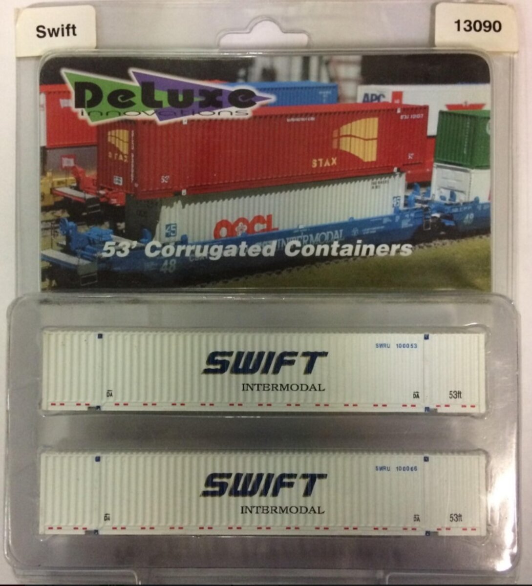 Deluxe Innovations 13090 N Scale Swift 53' Corrugated Containers (Pack of 2)