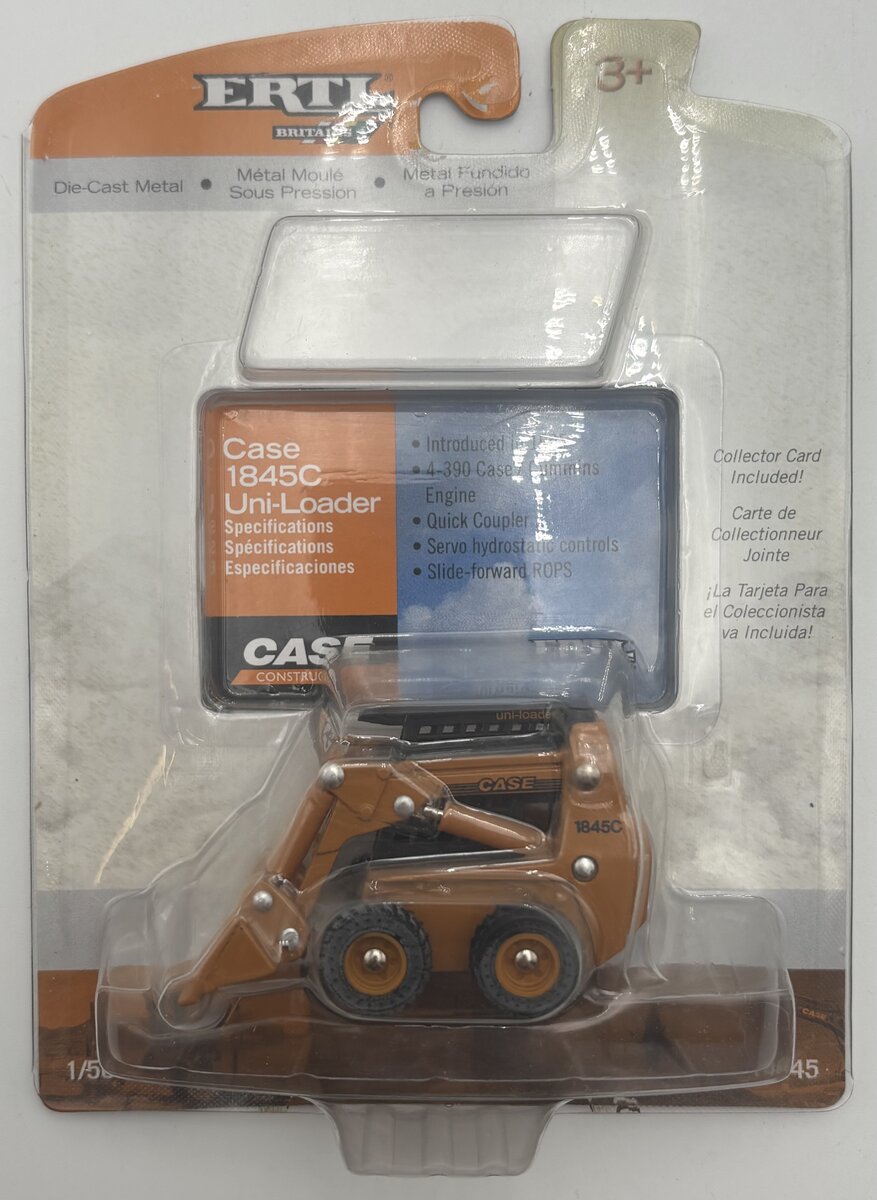 Ertl 14645 1:50 Diecast Metal Case 1845C Uni-Loader Case Construction