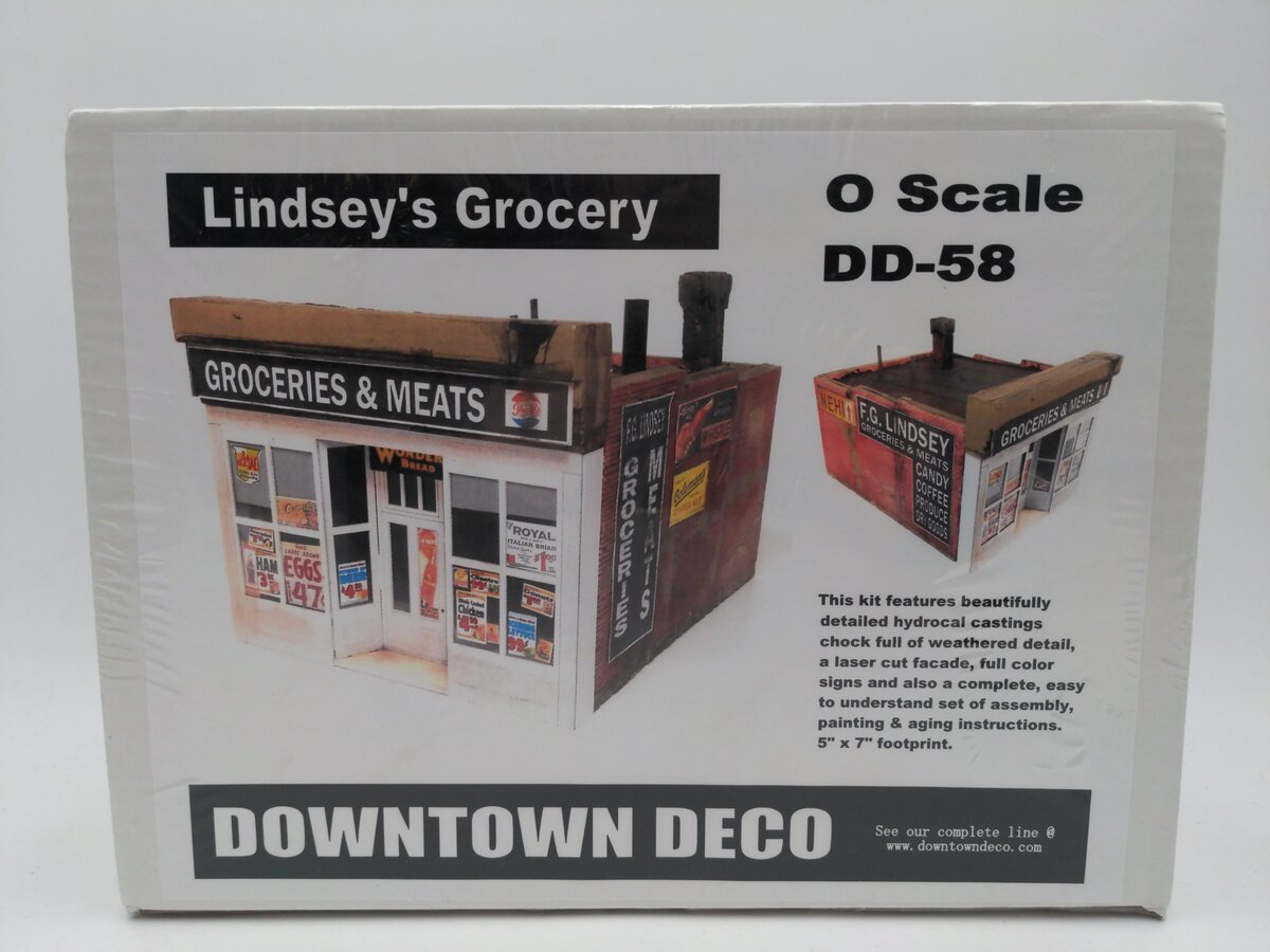 Downtown Deco DD58 O Lindsey's Grocery Building Kit