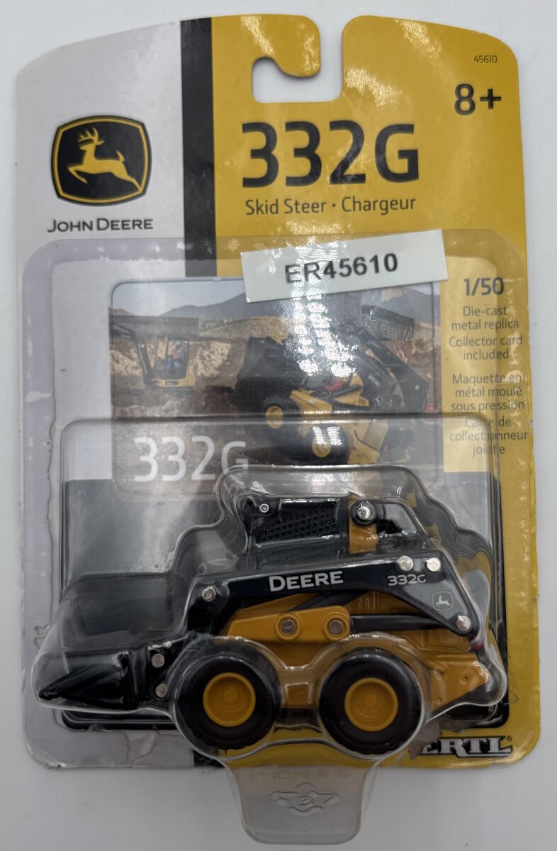 Ertl 45610 1:50 John Deere 332G Skid Steer