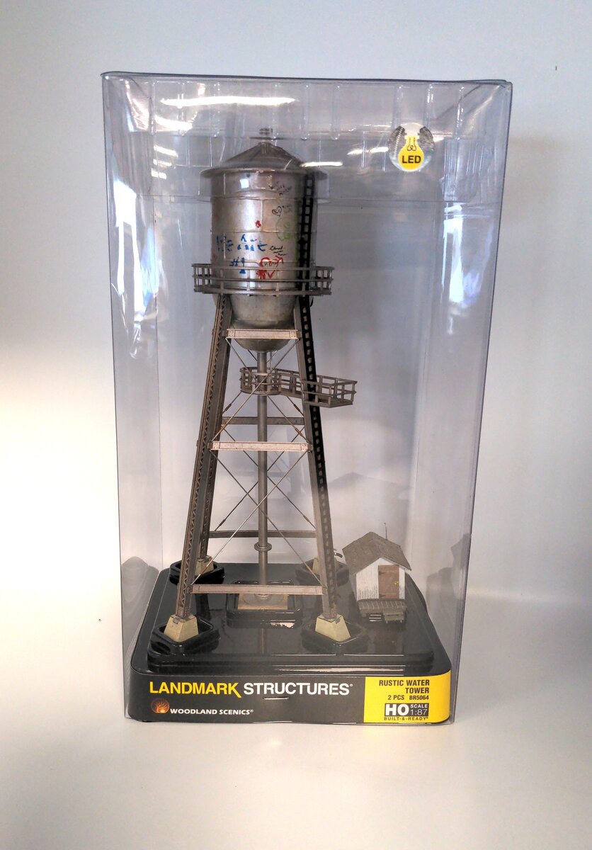 Woodland Scenics BR5064 HO Built-&-Ready Rustic Water Tower