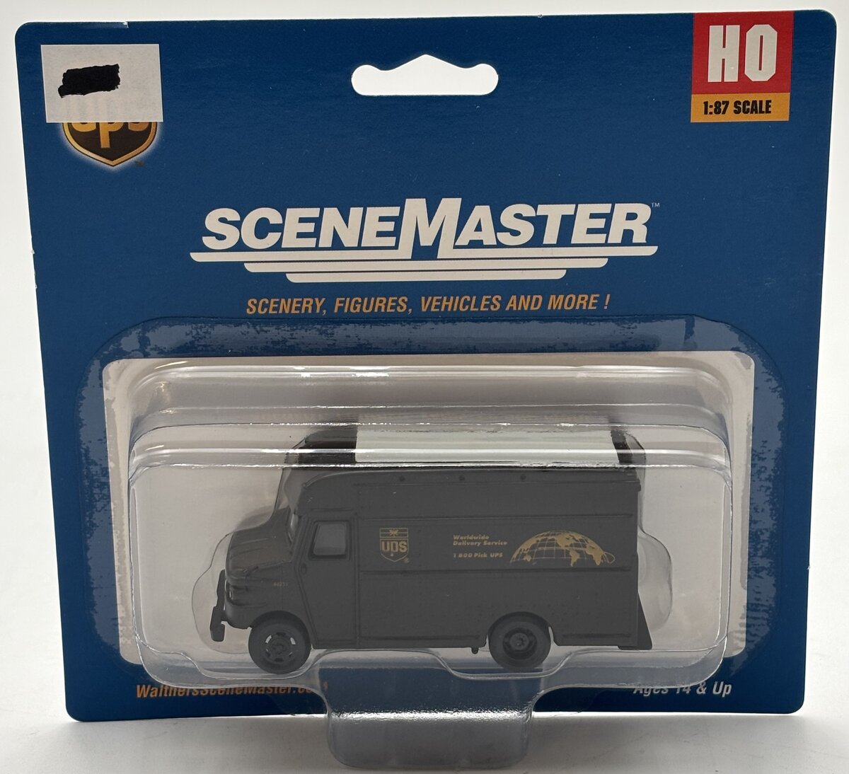 Walthers 949-14000 HO Scale SceneMaster UPS Service Package Delivery Truck
