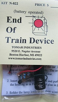Tomar Industries N-822 N End of Train Device Amber Lens