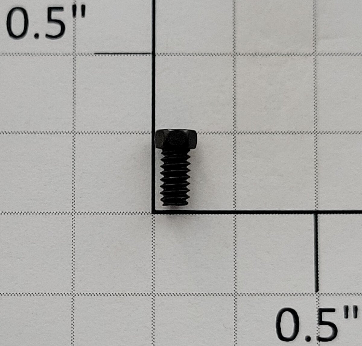 Lionel 700T-25 #3-48 x 3/16"" Black Hex Head Truck Bearing Cap Screw