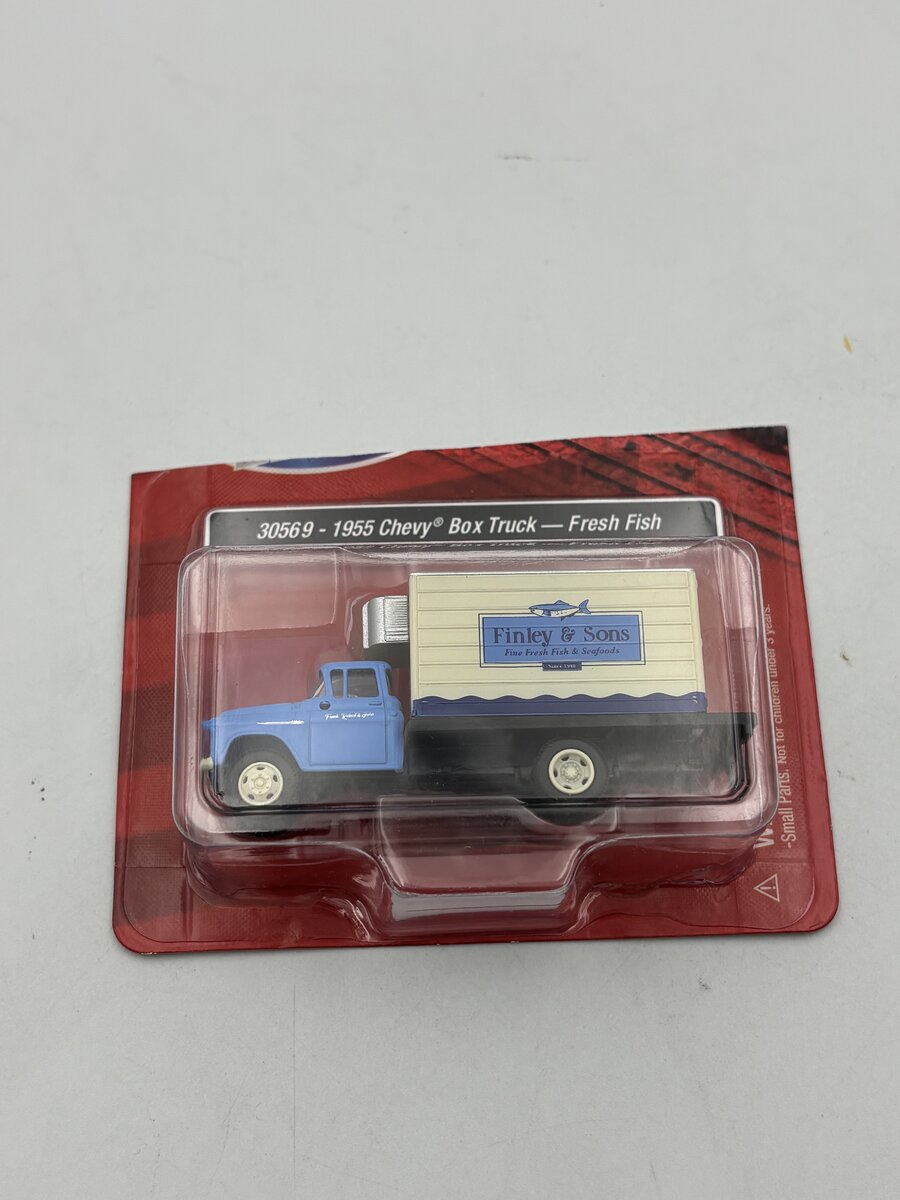 Classic Metal Works 30569 HO Mini Metals Finley & Sons 1955 Chevy Box Truck