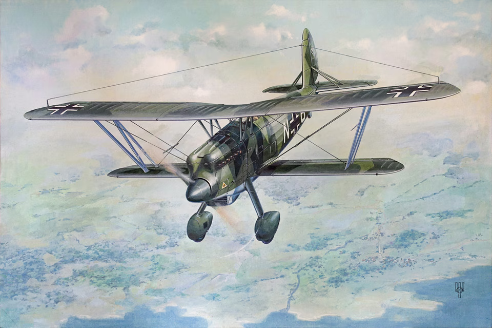 Roden Models 454 1:48 German Arado Ar68F-1 Military Aircraft Plane Model Kit