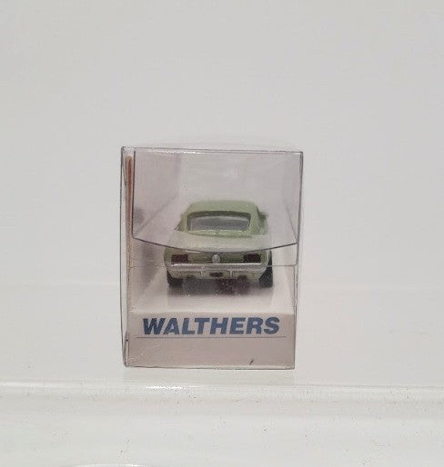 Walthers 933-1220 HO Scale Mint Green 1967 Ford Mustang Fastback